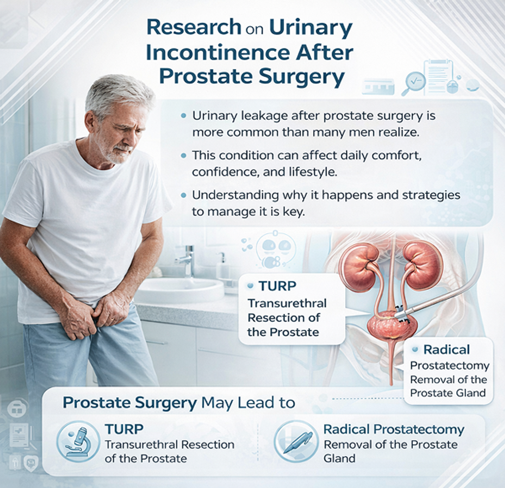 Research on urinary incontinence after prostate surgery